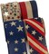 Rustic Patriotic Ribbon Wired,4 Rolls Stars and Stripes Burlap Ribbon, Patriotic Ribbon for Crafts,Wreaths,4th of July Big Bow,Party Decoration